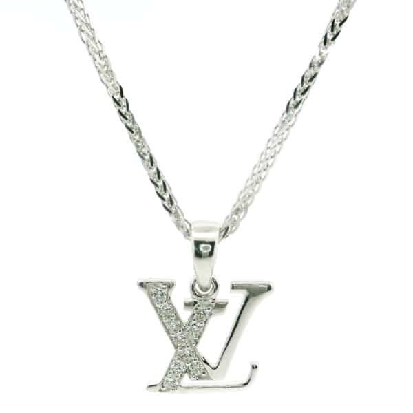0.15CT Natural Round VS1 F Diamond Pendant 18K White Gold
