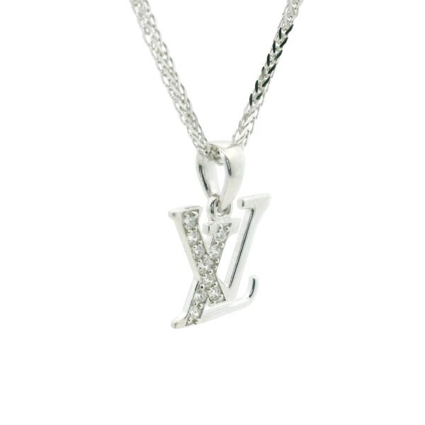 0.15CT Natural Round VS1 F Diamond Pendant 18K White Gold