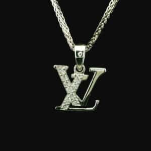0.15CT Natural Round VS1 F Diamond Pendant 18K White Gold
