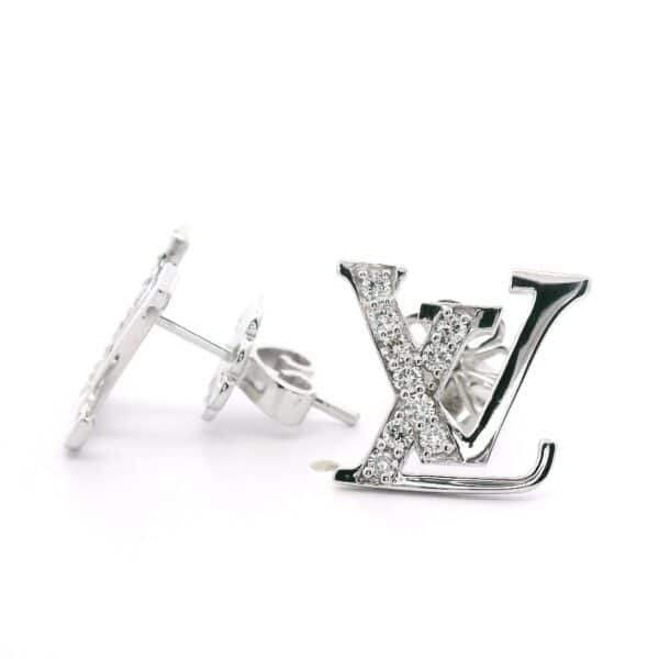 0.31CT Natural Diamond Earring VS1 F18K White Gold Genuine Round Diamond