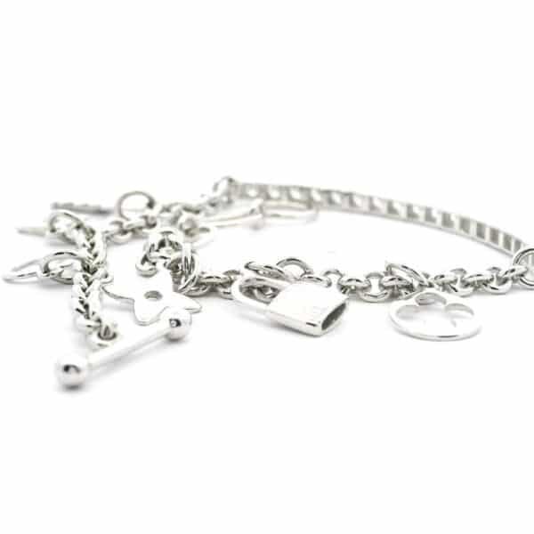 0.71 CTW Diamond Bracelet 18k White Gold, Natural Diamond F VS1 Round Brilliant