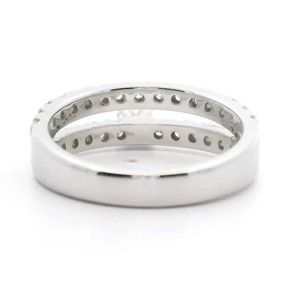 1.17ctw Natural Diamond Ring Style 18K White Gold Women, Earth Mined