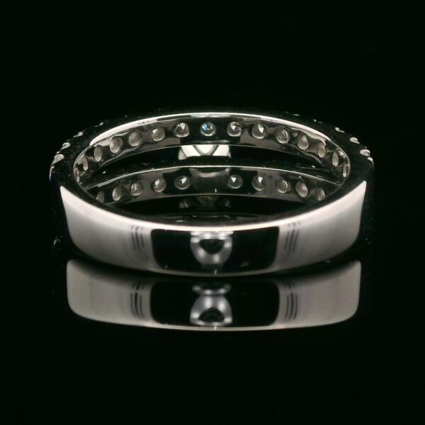 1.17ctw Natural Diamond Ring Style 18K White Gold Women, Earth Mined