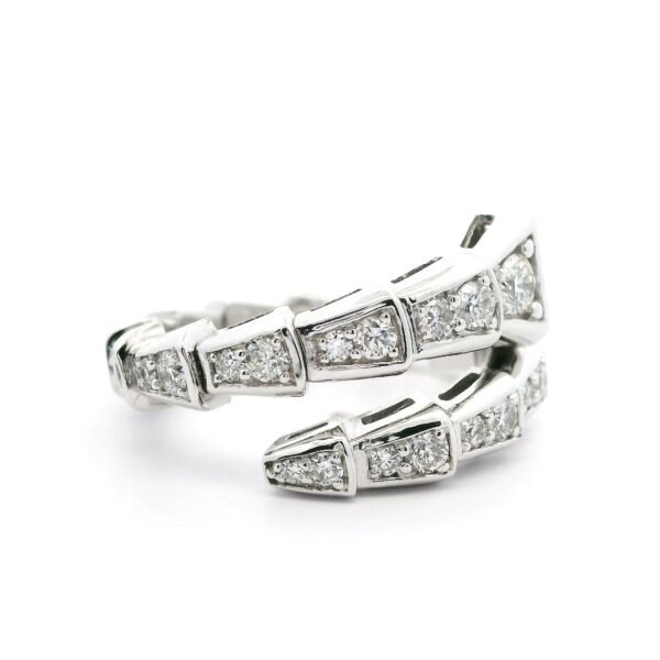 1.21ctw Natural Diamond Ring Style 18K White Gold Women