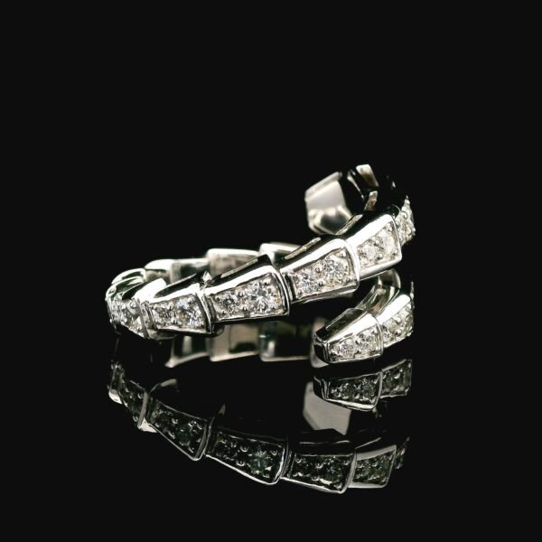 1.21ctw Natural Diamond Ring Style 18K White Gold Women