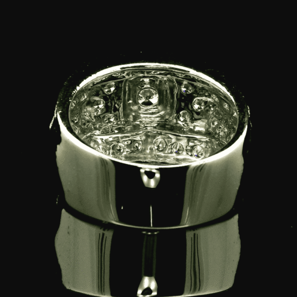 GIA Certified High Quality Natural Diamond 2.48 CTS Men's Ring 18K White Gold