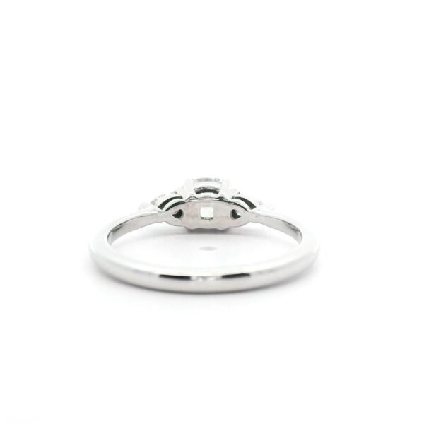 0.80ctw Natural Diamond Ring 18K White Gold Women