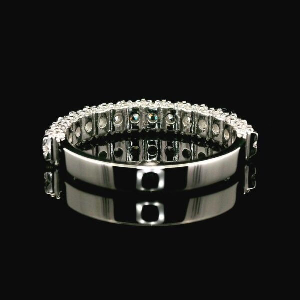 0.92ctw Natural Diamond 18K White Gold Ring For Women