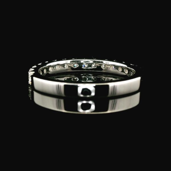0.54ctw Natural Diamond 18K White Gold Ring For Women