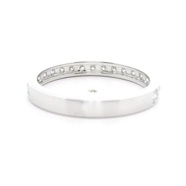 0.50ctw Natural Diamond 18K White Gold Ring For Women
