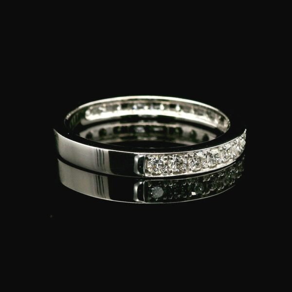 0.50ctw Natural Diamond 18K White Gold Ring For Women
