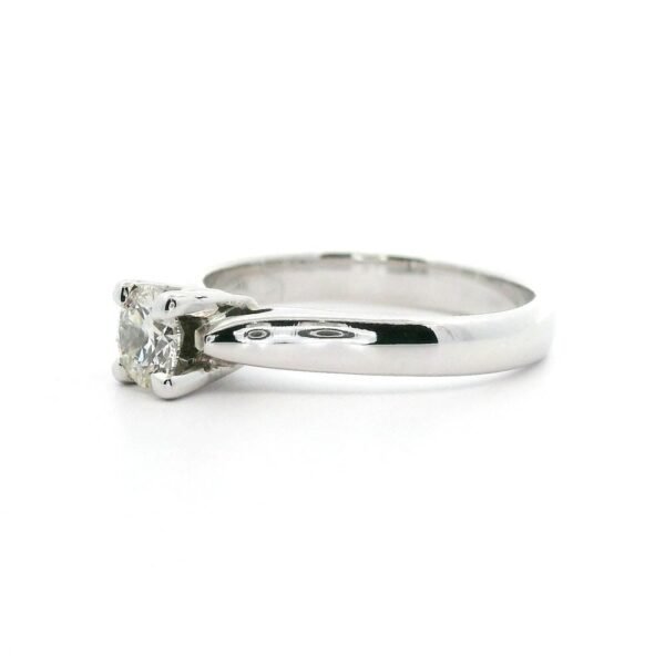 0.30ctw Natural Diamond Ring 18K White Gold Women