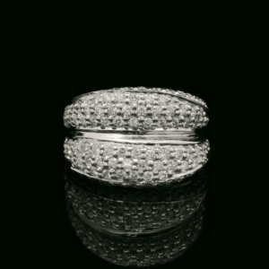 3ctw Natural Diamond 18K White Gold Ring For Women
