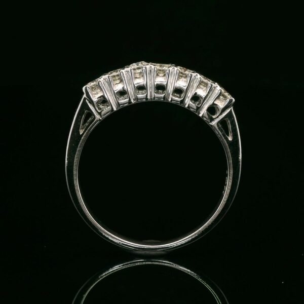 0.44ctw Natural Diamond 18K White Gold Ring For Women