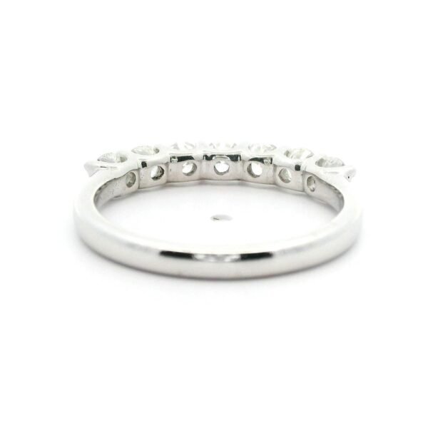 0.81ctw Natural Diamond 18K White Gold Ring For Women